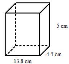 Find the volume of the prism. round to the nearest tenth