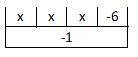 Write an equation for the diagram below. Then solve the equation.