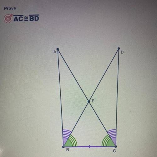 In the given figure, prove that AC = BD. Please help me