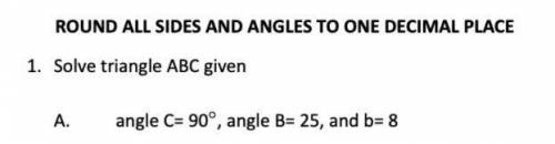 Use Law of sines to solve this question.