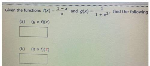 Compostiion of functions help