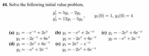 Solve the Initial Value Problem.