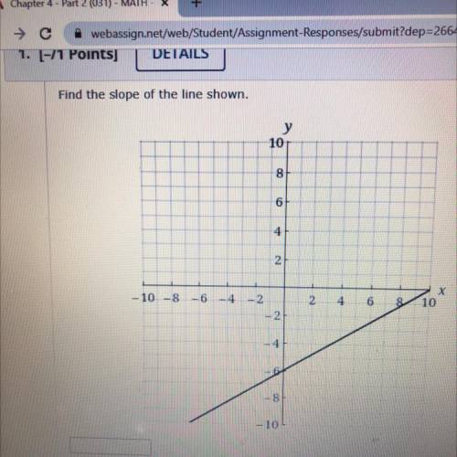 I need help finding the slope. I will report you if you use a link