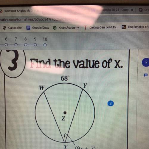 A. X=3
B. X=4
C. X=5
D. X=6
E. X=7