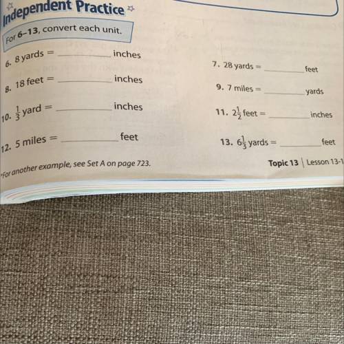 I need help on numbers 12,7,9,11,and 13