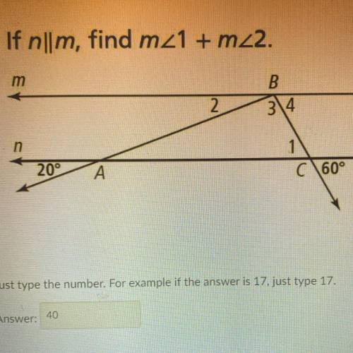 If n||m, find m<1 + m<2.