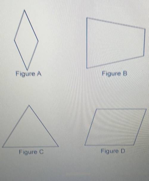 Which polygon appears to be regular? Figure A Figure B Figure Figure D ​