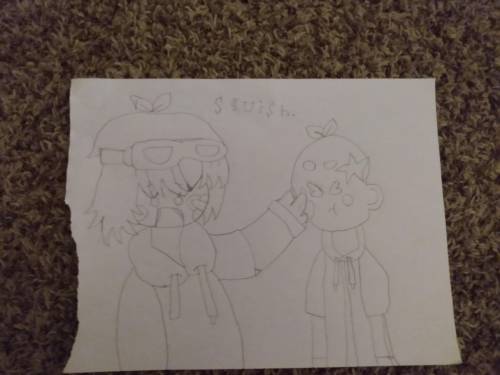 It's kinda blurry but Yuki drew this- *^* also this is for me and someone so if ya don't want notif