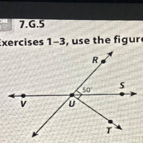 2. Name a pair of complementary
angles.
3. Find m
4. Find the value of x and m