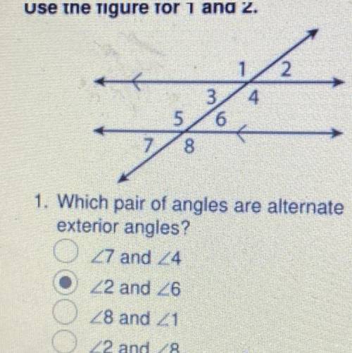 Help me it says use the figure for 1 and 2