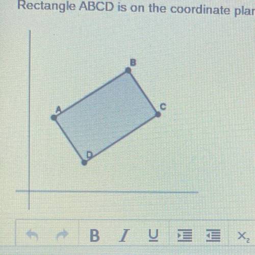 Rectangle ABCD is on the coordinate plane. The equation of line AB is y = 2/3x+4. What is the slope