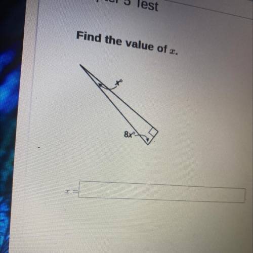 What is the value of X I don’t understand this