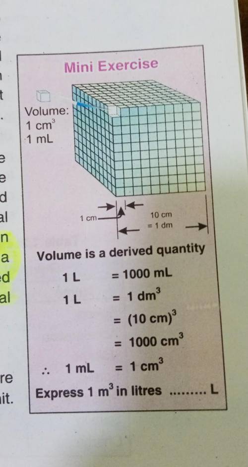 Physics Solve this And also tell what is 1dm3​