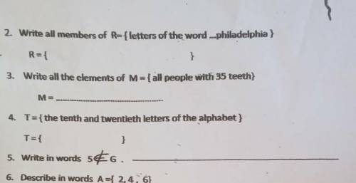Please help.with number 2,3 and 4 ​