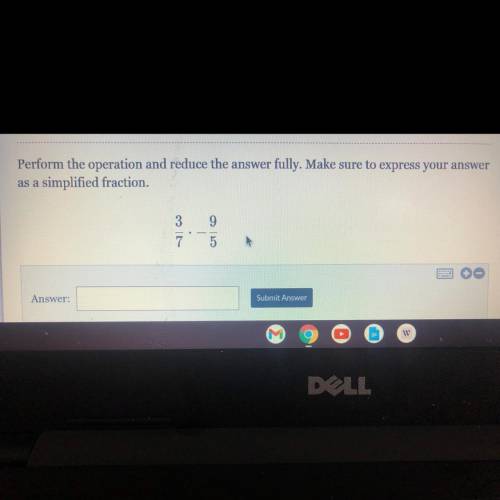 The answer has to be a simplified fraction ?