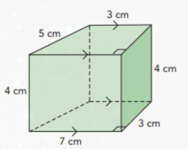 Find the volume of the trapezoidal prism following.