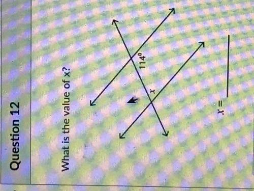What is value of x need help ASAP if so