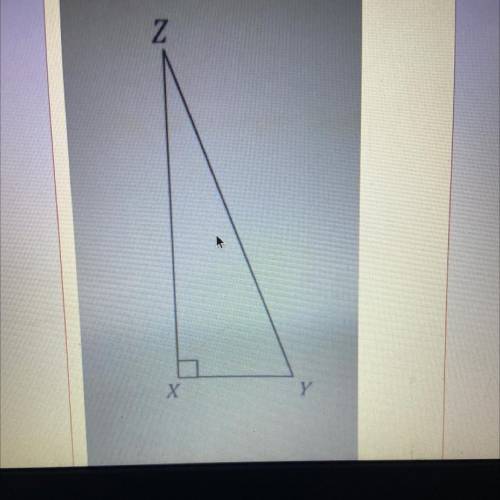 The area of the right triangle shown is 30 ft squared. The segment XY has a length of 5 ft. Find th