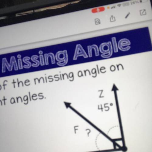 What is the miss angle in F?