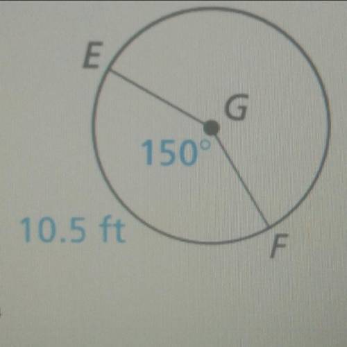 Find the Circle radius G.