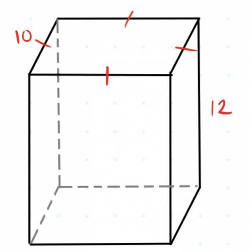 PLEASE HELP
Calculate the volume of the following Prism. V =