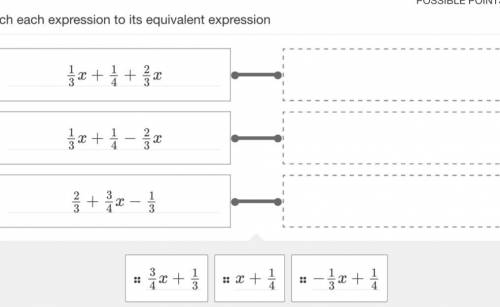 Match each expression to its equivalent expression