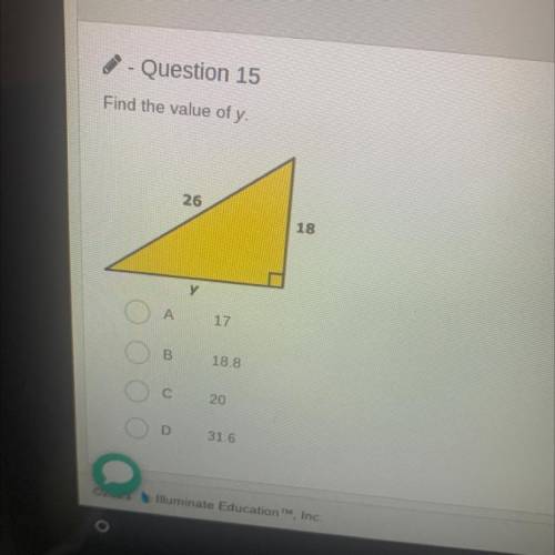 Find the value of y !!