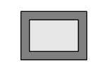 The diagram below represents a photograph in a frame. The photo has a perimeter of 23 inches, and t