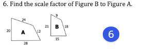 Need to find the scale factor of these two. It seems as though they are not similar but it is not a
