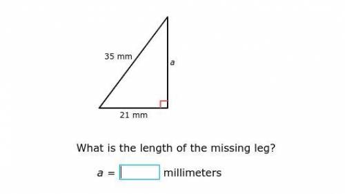 What is the length of the missing leg?