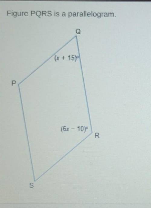 What are the measures of angles P and S? ZP = 20°; 2S = 160° ZP = 40°; ZS = 140° P = 140°: XS = 40°