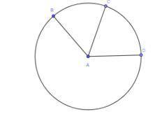 Circle A has a radius of 12 in., m(BC) =π/6,m(CD) =π/4. What is the area of the sector with the cen