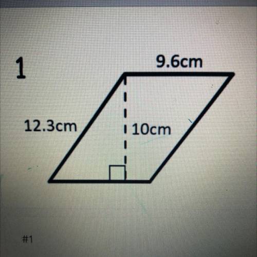 What's the area of the parallelogram?