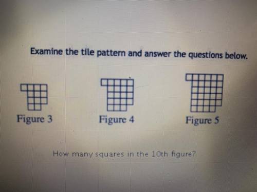 How many squares will be in figure 10!?
