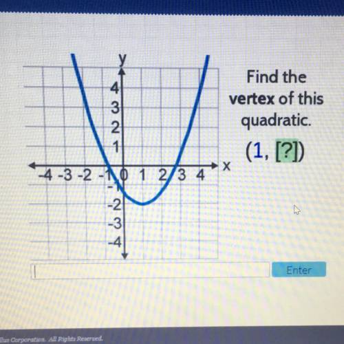 Please find the vertex to this quadratic