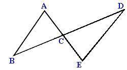 Complete the proof.

Given: , AB | | DE, AC = CE Prove: ABC~EDC
(I need answer to fit in the chart