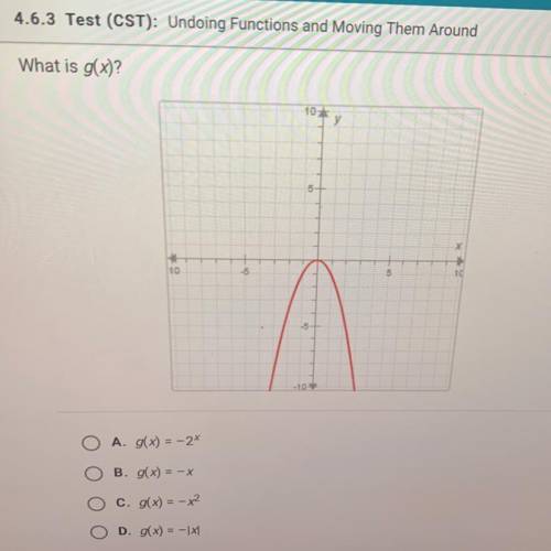 Please help! 
What is g(x)?