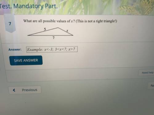 HELP PLEASE IM DESPERATE FIND ALL POSSIBLE VALUES OF X!