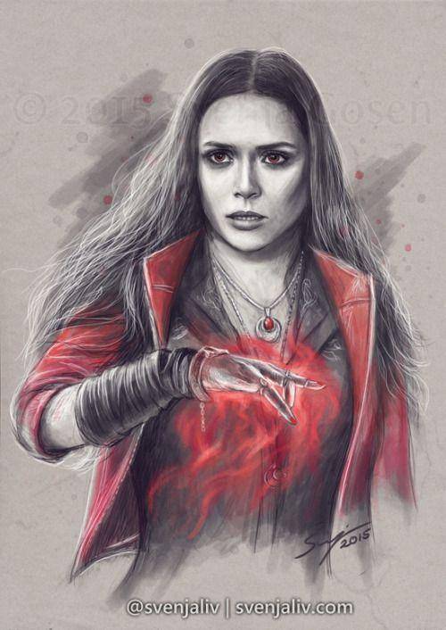 I love this Wanda fan art! The detail and the coloring is just so unique!