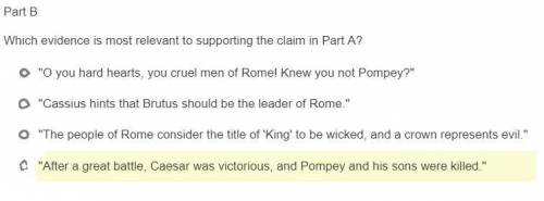 Part A Which claim do the conspirators make about the rule of Rome?

The conspirators believe that