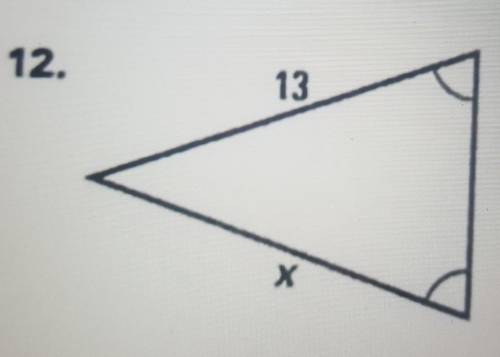 Hey! can someone help me find the value of x please??!​