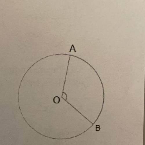 Circle O has a radius of 9mm. Sector AOB has an area of about 25 mm^2. Find the length of arc AB