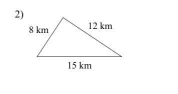 State if the triangle is a right triangle