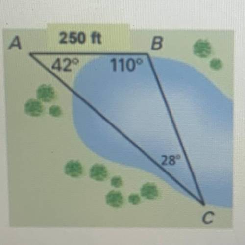 Find the length of BC to the nearest tenth. Hint: Draw an altitude from the vertex B

(Step by ste