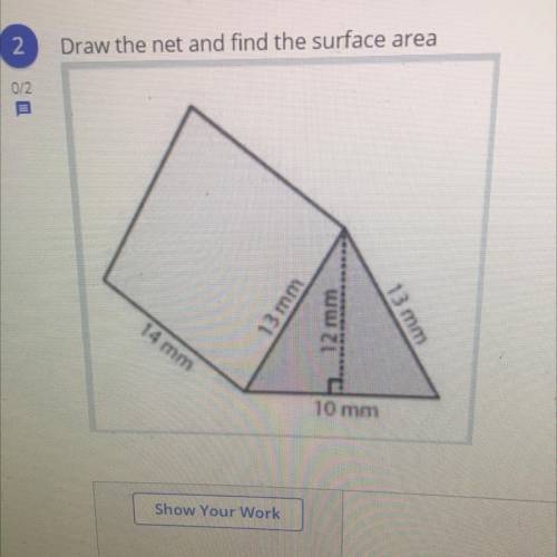 I need to find the surface area