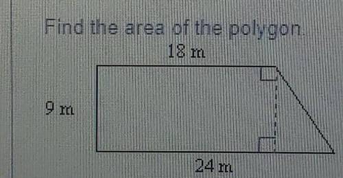 I really need help! Please find the area of the polygon?​