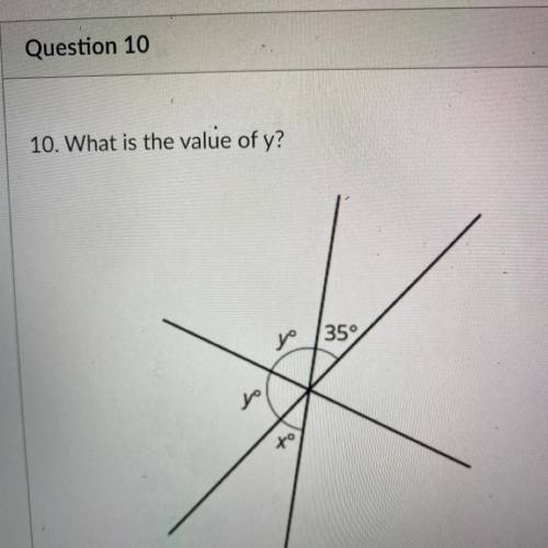 What are the values of both y’s?