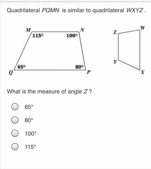 What is the measure of angle Z