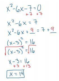 Please complete the following for 30PT's

#1A. Explain why (x − 4)^2 − 28 = 8 has two solutions.
#
