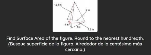 Surface Area of a Triangular Pyramid, please help!